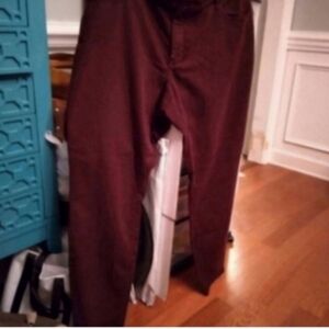 Old Navy Rock Star Pants Women's 24(2-3X) Brown Inseam 31" EUC Casual